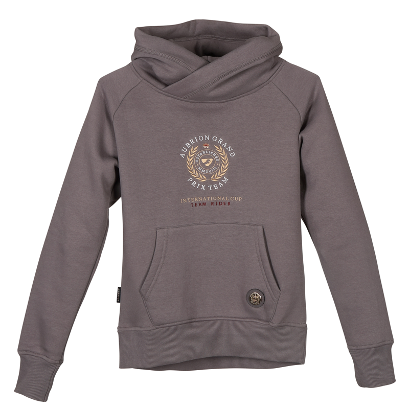 Aubrion Young Rider Team Hoodie - Grey
